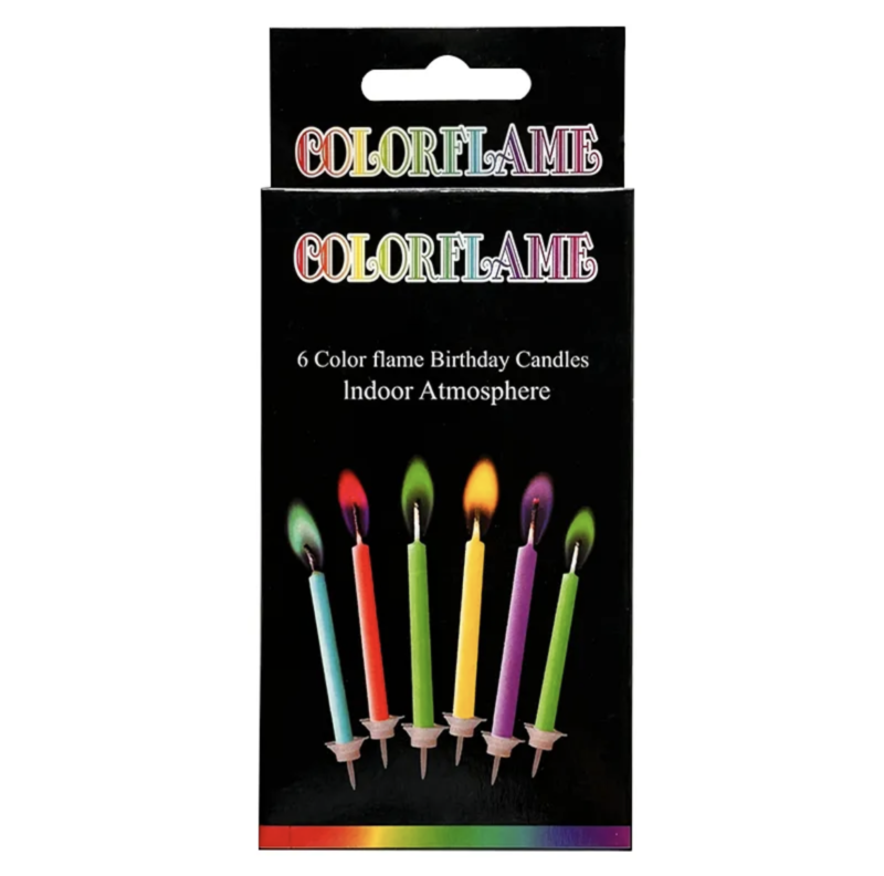 Color Flame Birthday Candles - Image 6